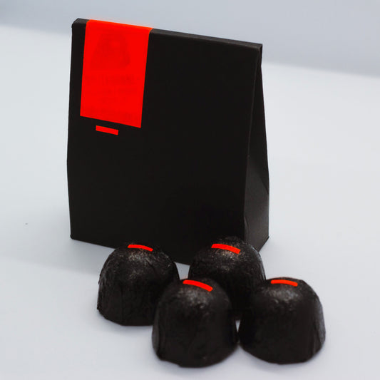 Dark Chocolate Plantain Caramel Bonbons – 3 Box Set (12 Pieces)